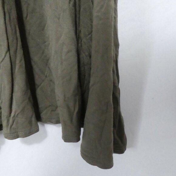 REVAMPED By Sirens | small | Khaki Sleeveless Dress With Back Button Detail - Picture 9 of 16